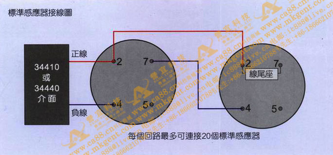 永磁感应器接线图